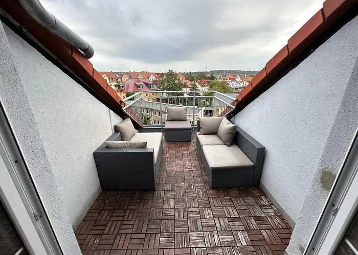Schoene Neue Dg Mit Sonniger Dachterrasse Und Fantastischem Ausblick Apartman *