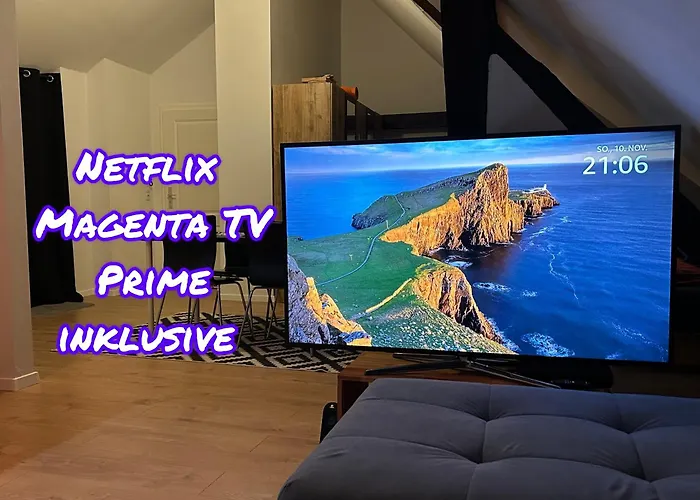 Schoene Neue Dg Mit Sonniger Dachterrasse Und Fantastischem Ausblick Apartman Naumburg